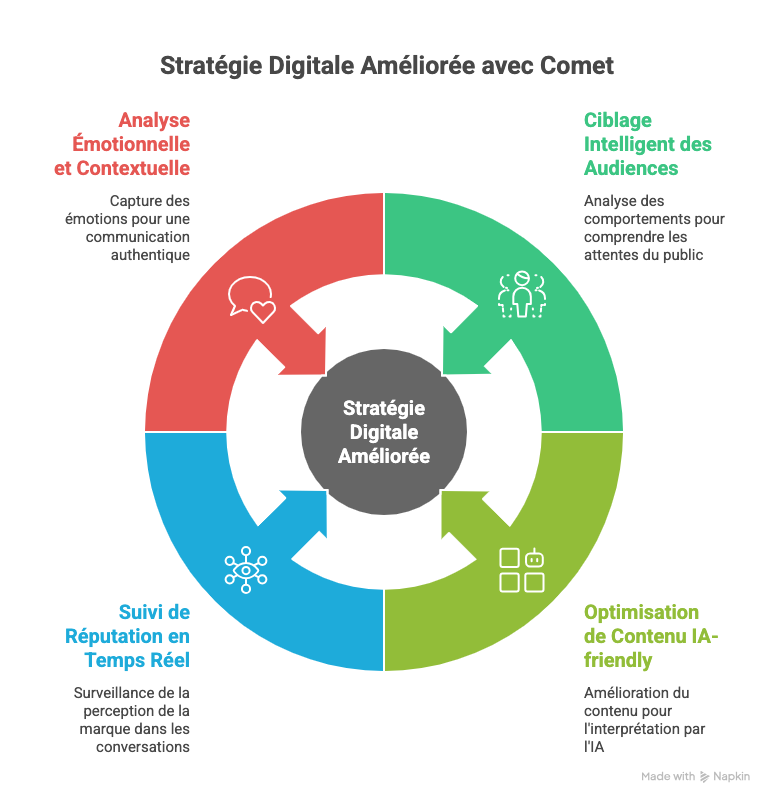 4️⃣ Les atouts de Comet pour les créateurs et les marques - visual selection